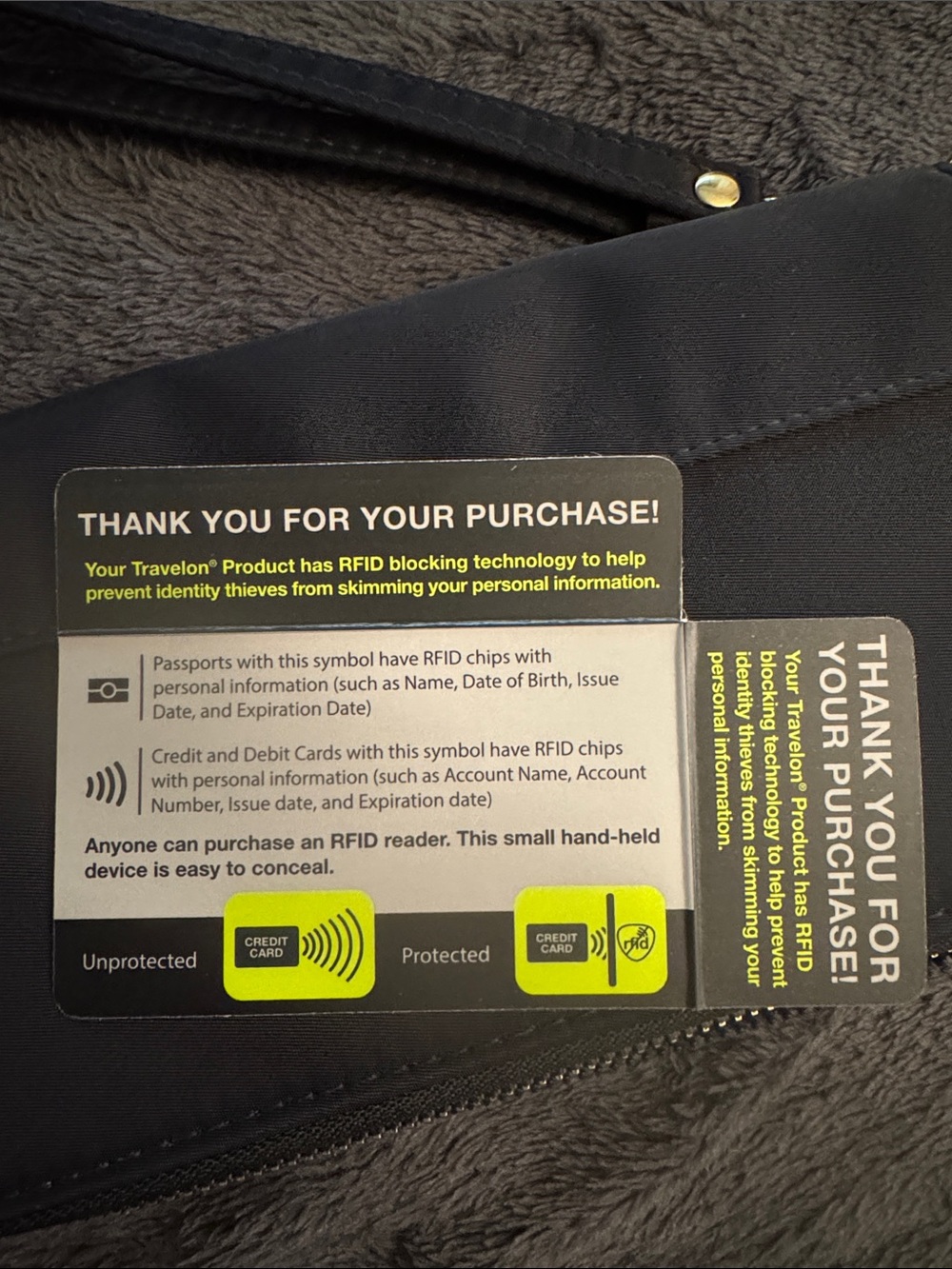 RFID blocking Wallet - Picture 5 of 6